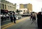 Sky Ryders Drum Corps in Hutchinson, KS parade 1988