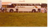 1982 photo of side of bus on tour